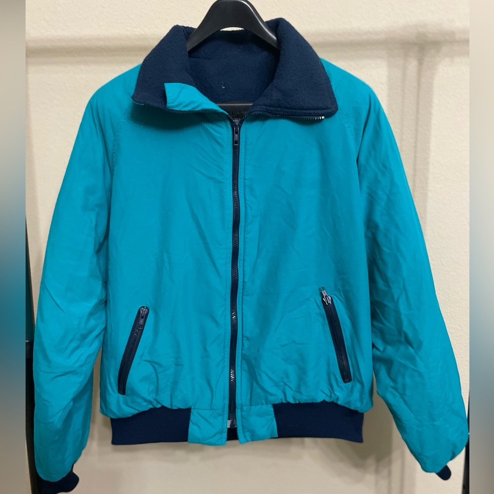 Vintage Retro 90s Blue Puffer Jacket